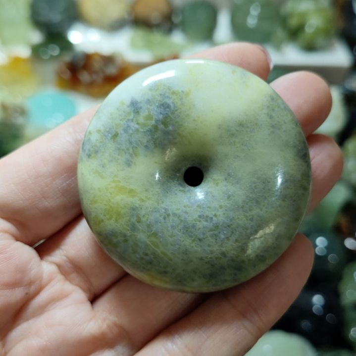 岫玉平安扣未镶嵌