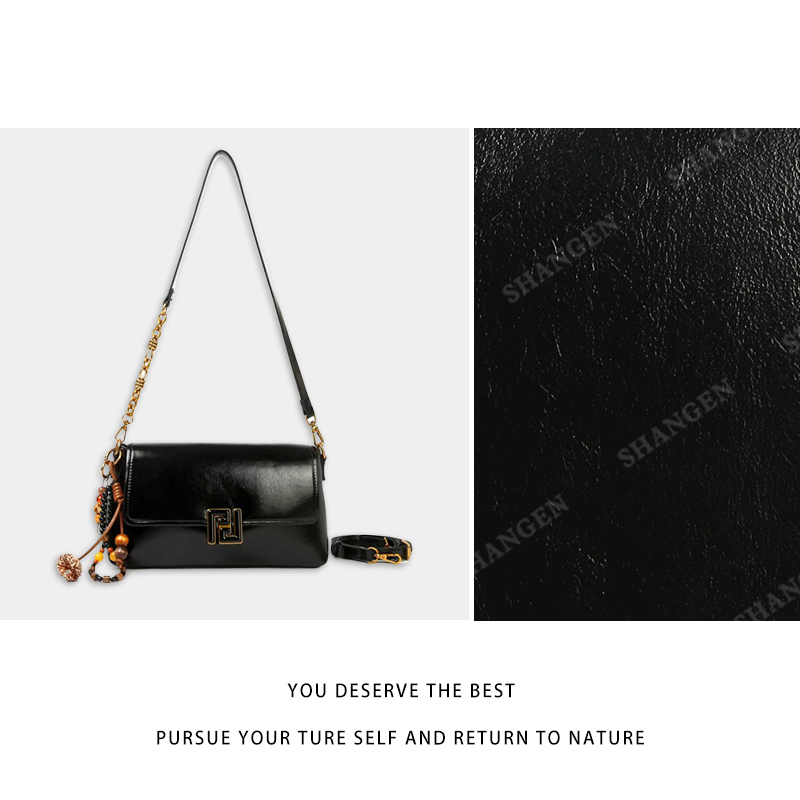 【尚恩CC】SKL-7750-1-黑色-轻奢时尚百搭新款女包