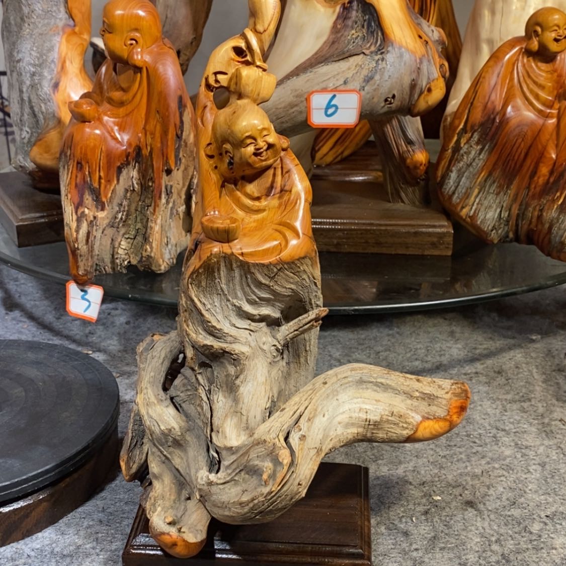 【闪购商品】柏木（崖柏）木雕工艺品摆件家居装饰手把件