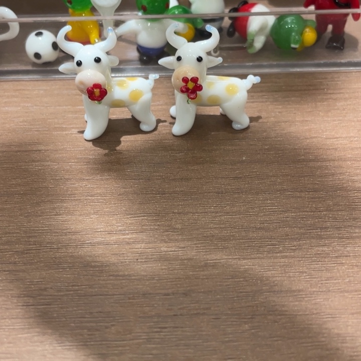 琉璃手工艺品小花牛