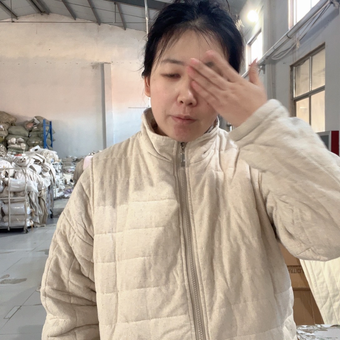 棉罗布麻马甲XL码