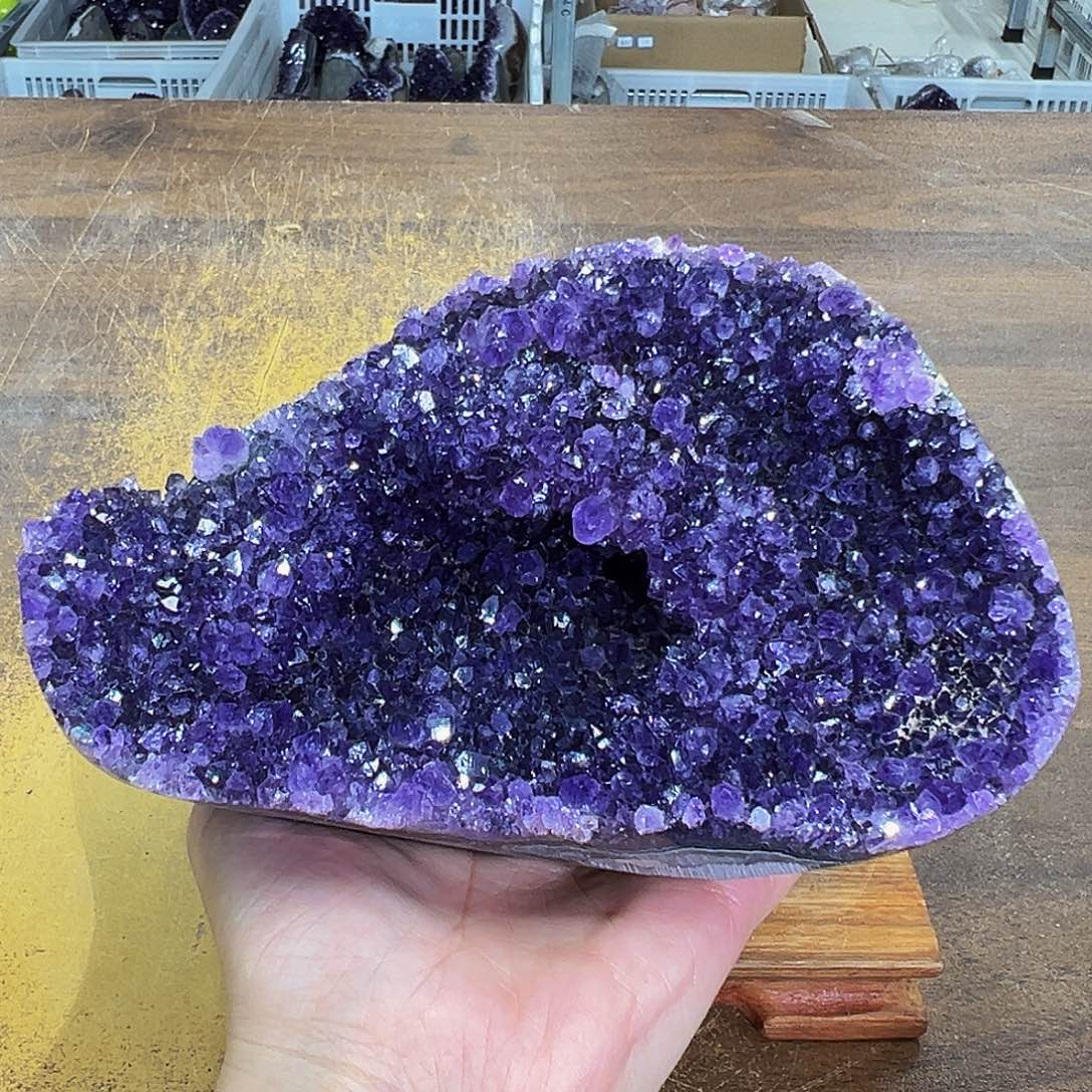 紫晶摆件未镶嵌福利