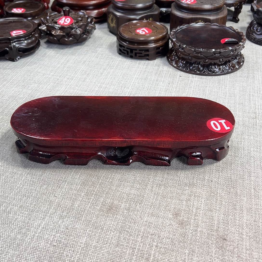 红木底座精雕工艺品