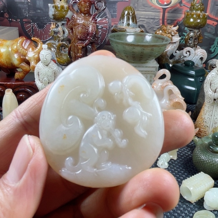 和田玉颈饰未镶嵌