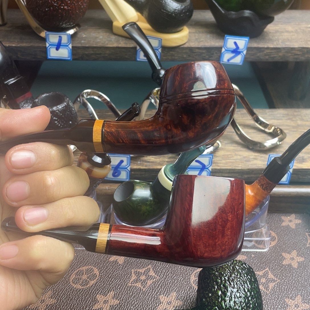 M***A石楠木手工判官+弯牛头