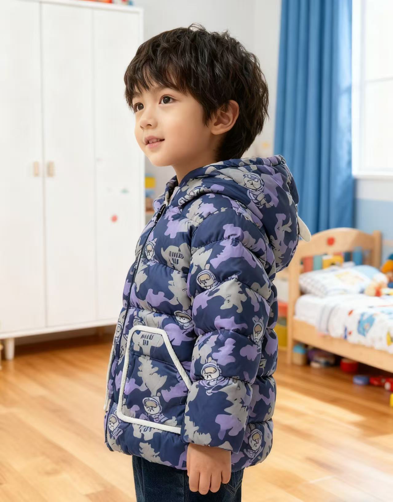 《七七专属》童装拍对应价格、编码 男宝棉服（默认微瑕、不退不换）