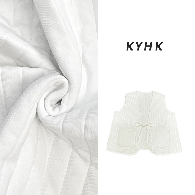 KYHKKYHK复古纯色百搭叠穿系带马甲241057