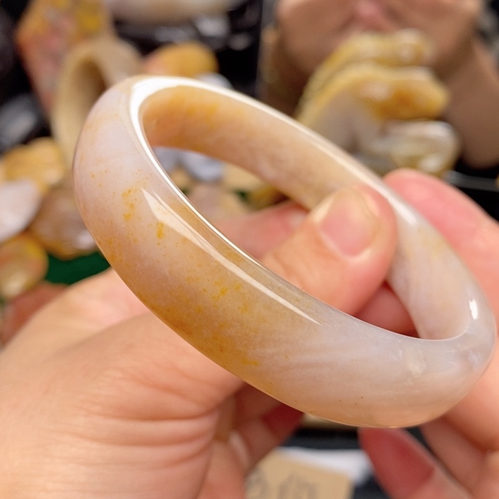 硅化珊瑚（珊瑚玉）手镯未镶嵌58