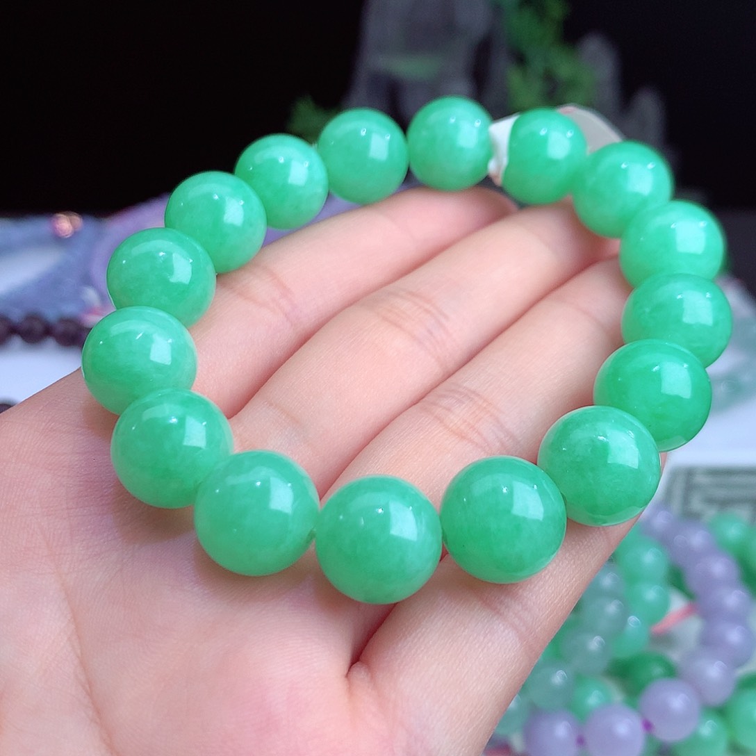 翡翠手链未镶嵌卡13