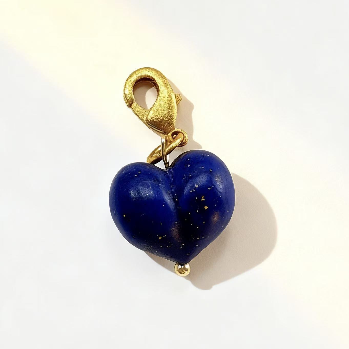 GY670 青金爱心吊坠