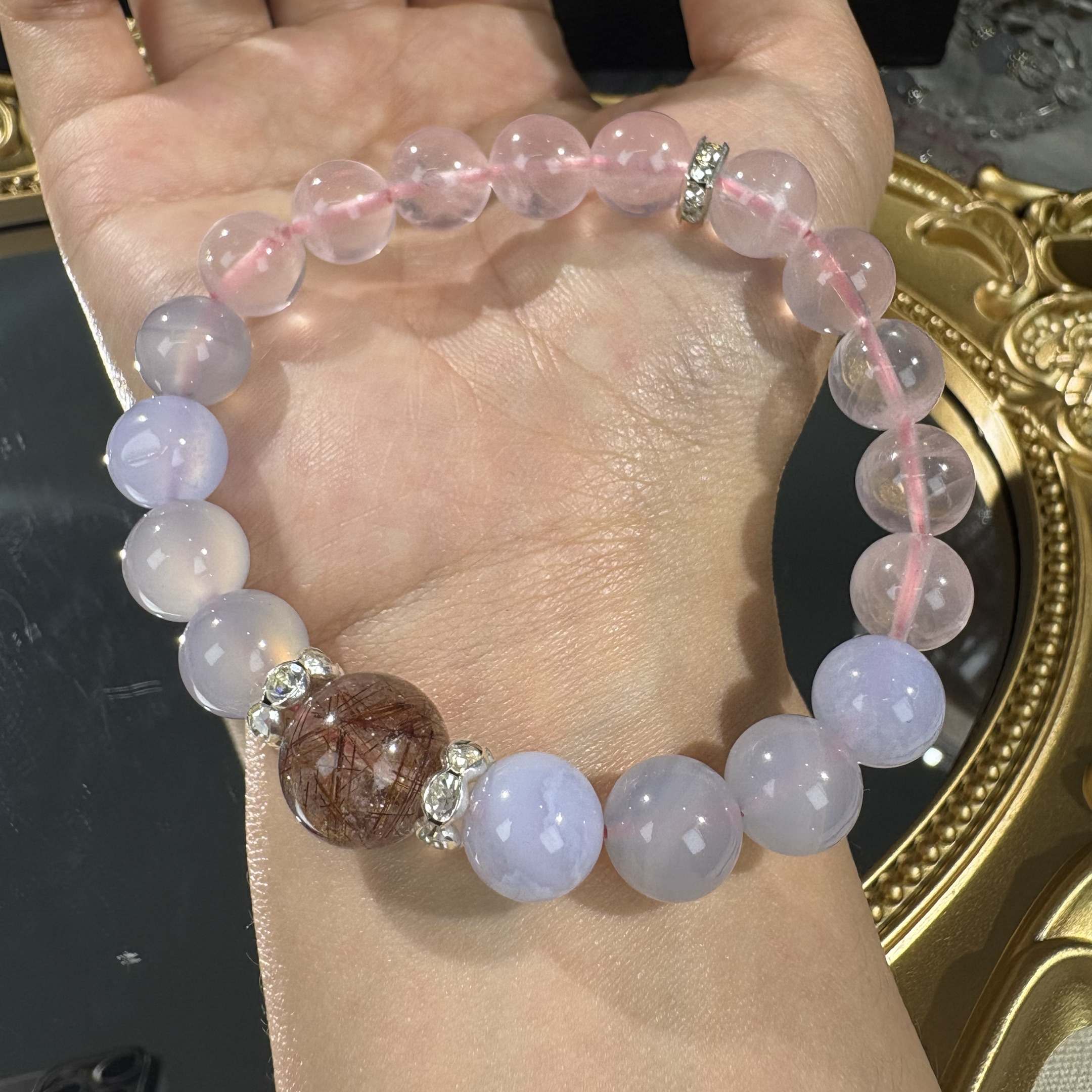 【青丘水晶】单圈设计师DIY款式天然水晶手串