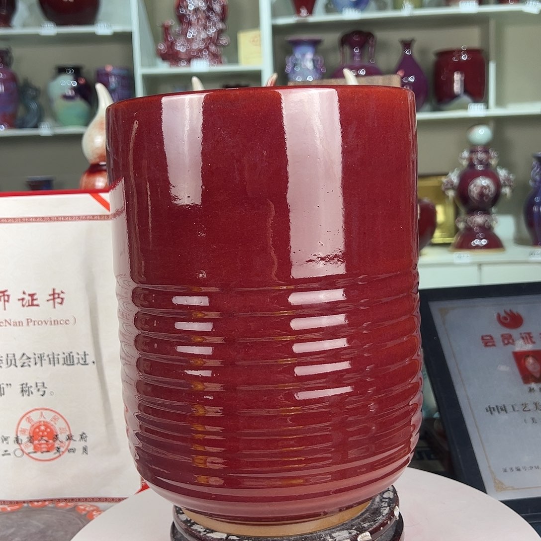 摆件郑家钧窑摆件