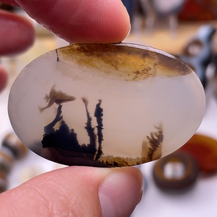 玛瑙/玉髓未镶嵌吊坠(不含链)