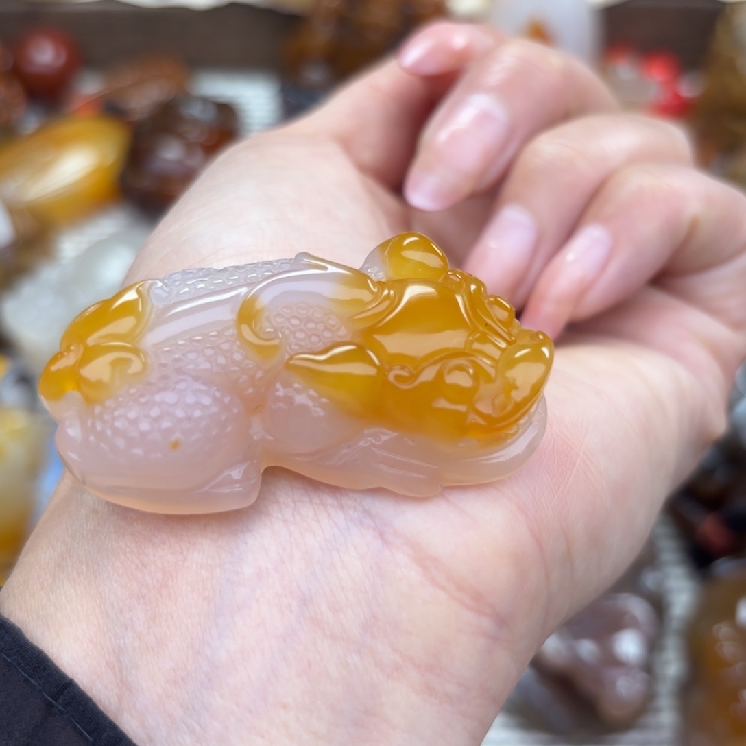 未镶嵌挂件玛瑙/玉髓