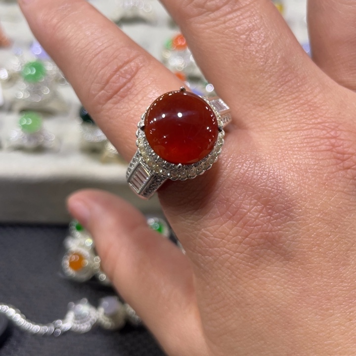 翡翠未镶嵌戒指缅甸天然翡翠