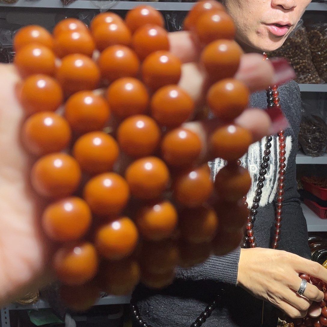 琥珀手链未镶嵌琥珀蜜蜡03