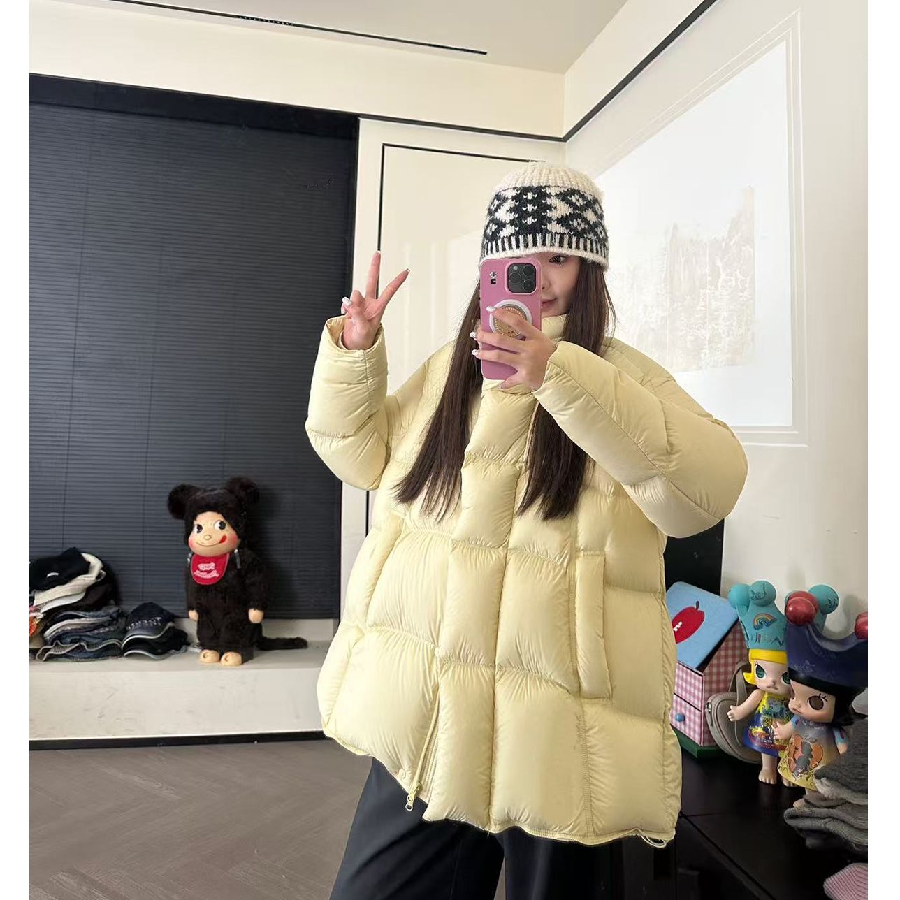 CHACHA【北欧雪堡】中长款90白鸭绒极寒系列羽绒服