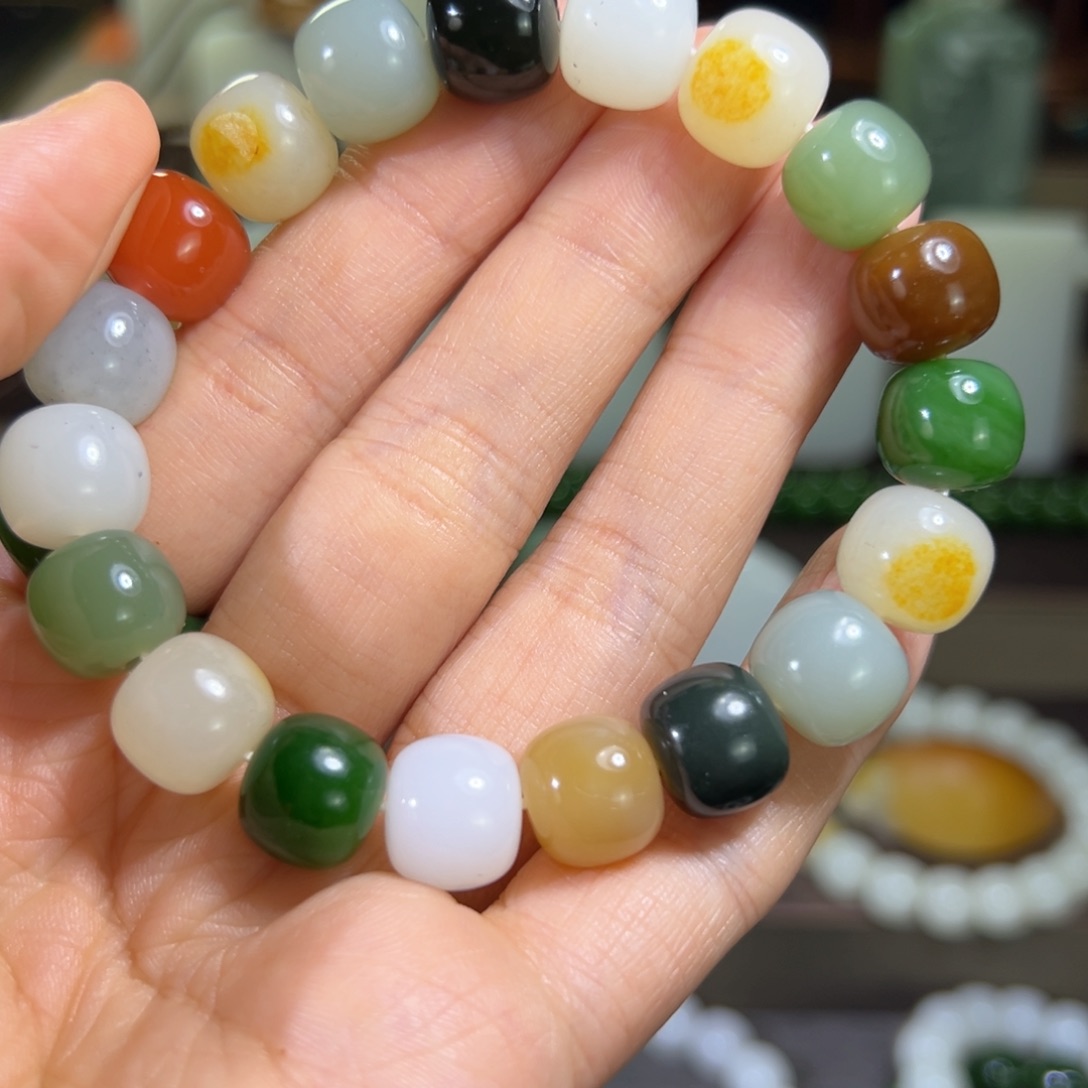 和田玉手链未镶嵌小**i