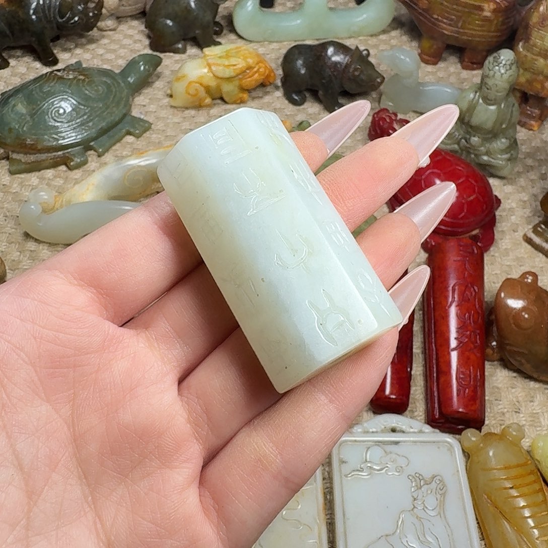 白玉菩提吊坠挂件