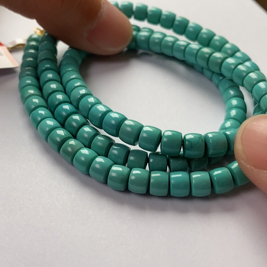 绿松石珠宝奇石18K金镶嵌