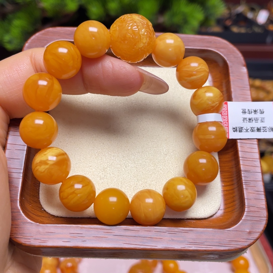 蜜蜡手链未镶嵌手串