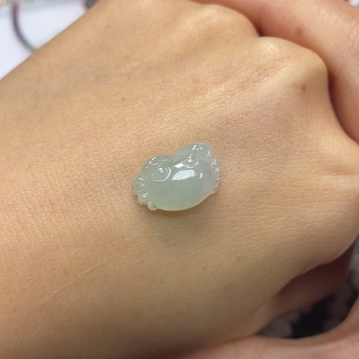 香***叶翡翠未镶嵌挂件7899999999