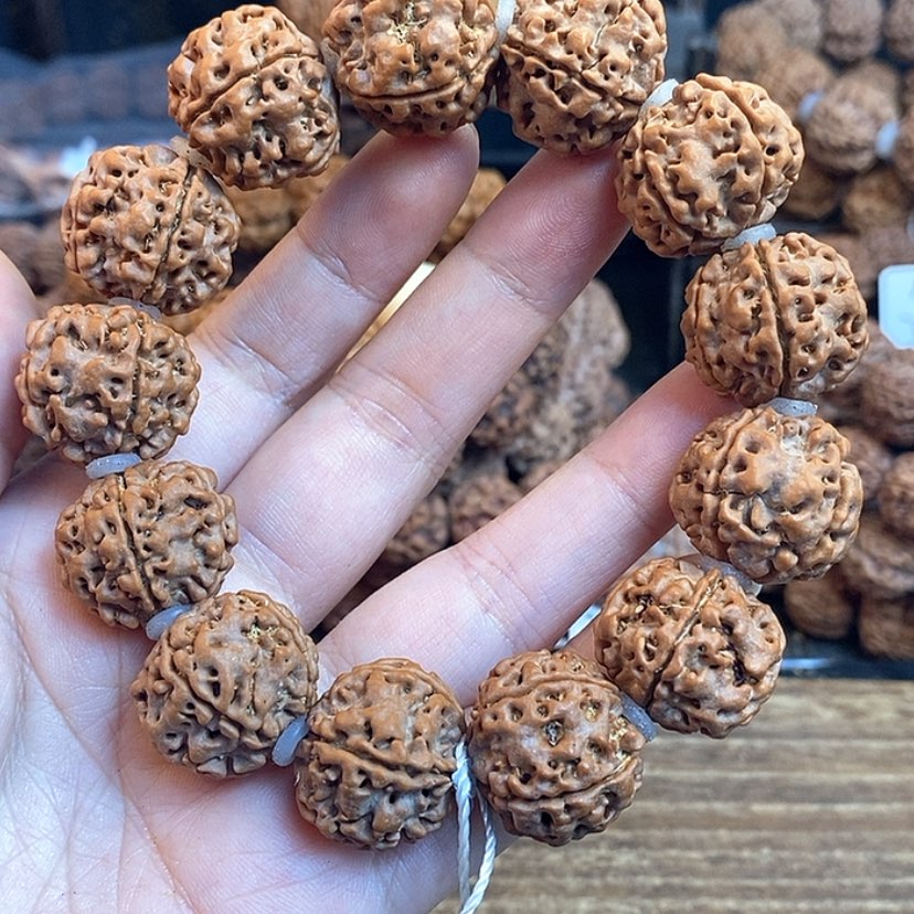 【闪购商品】手串金刚菩提倚***风原生态果冻皮