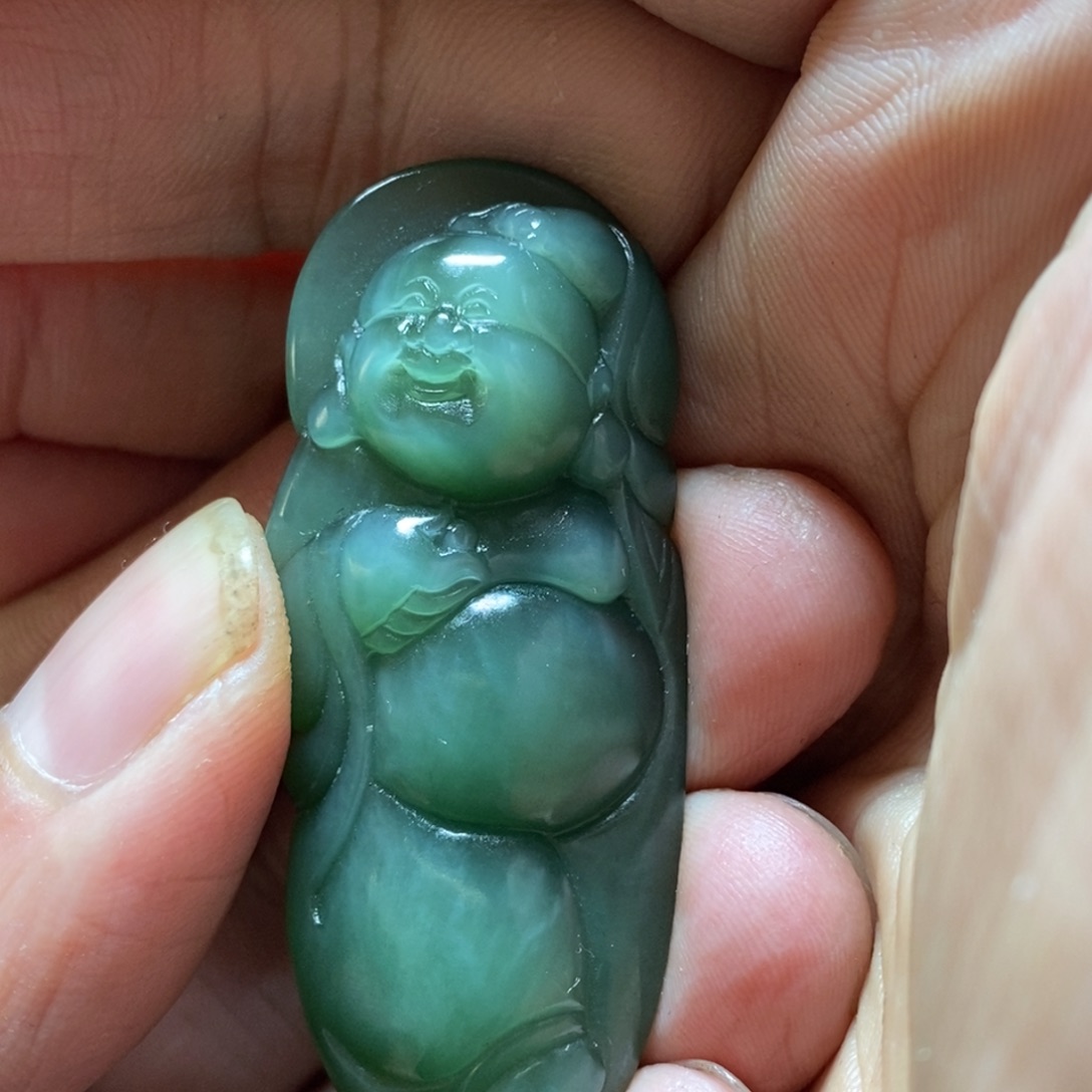 和田玉（碧玉）未镶嵌挂件