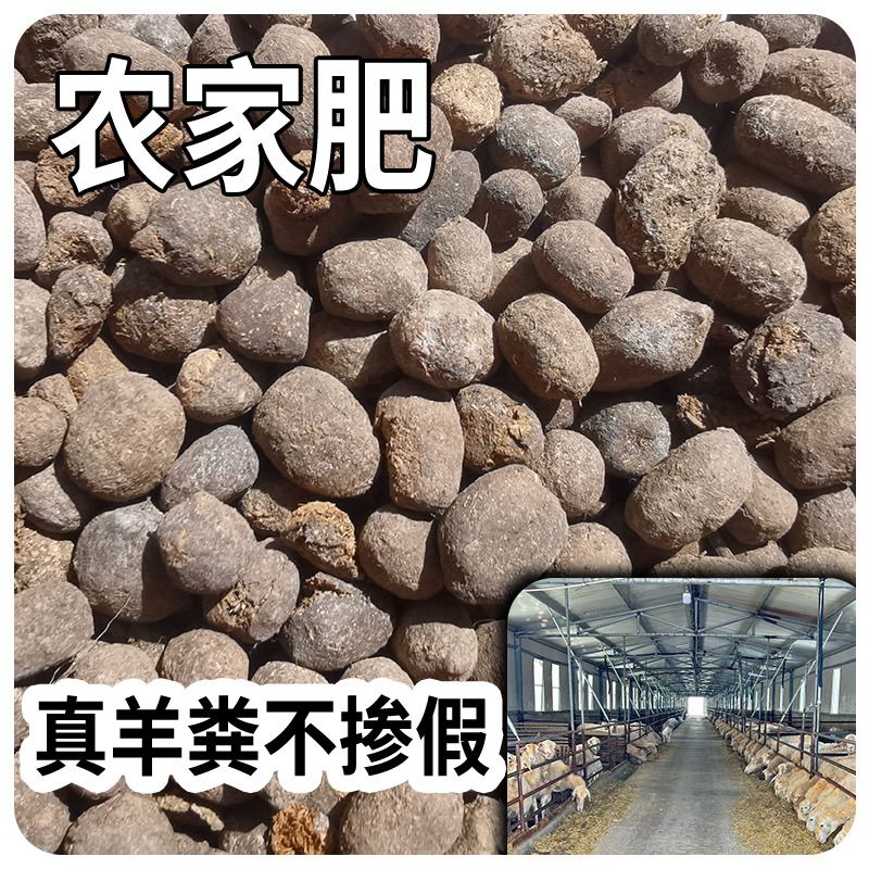 羊粪颗粒有机肥适用于花卉蔬菜果树盆栽通用