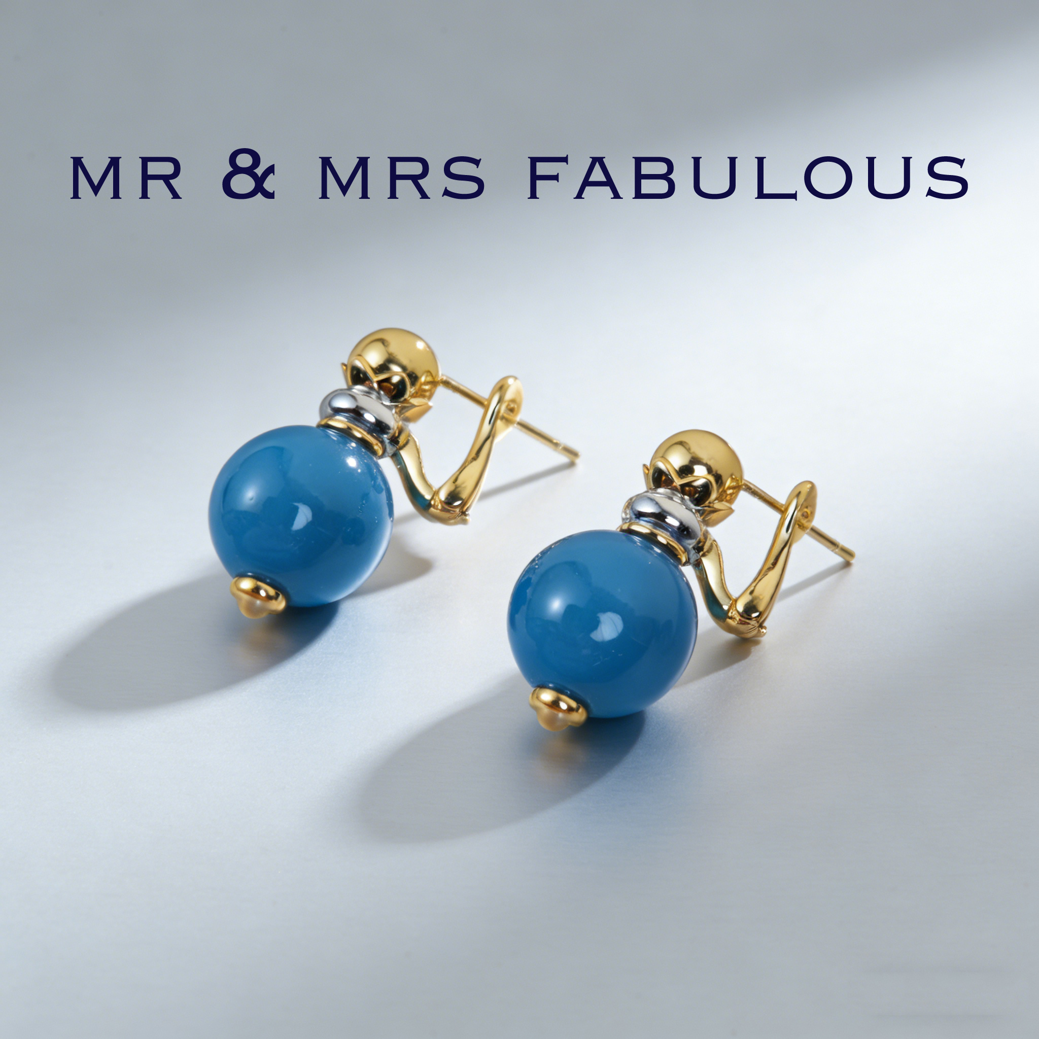 黄铜陶瓷耳饰 【MMF品牌设计】斯特格尔摩恋人耳钉 S251009020