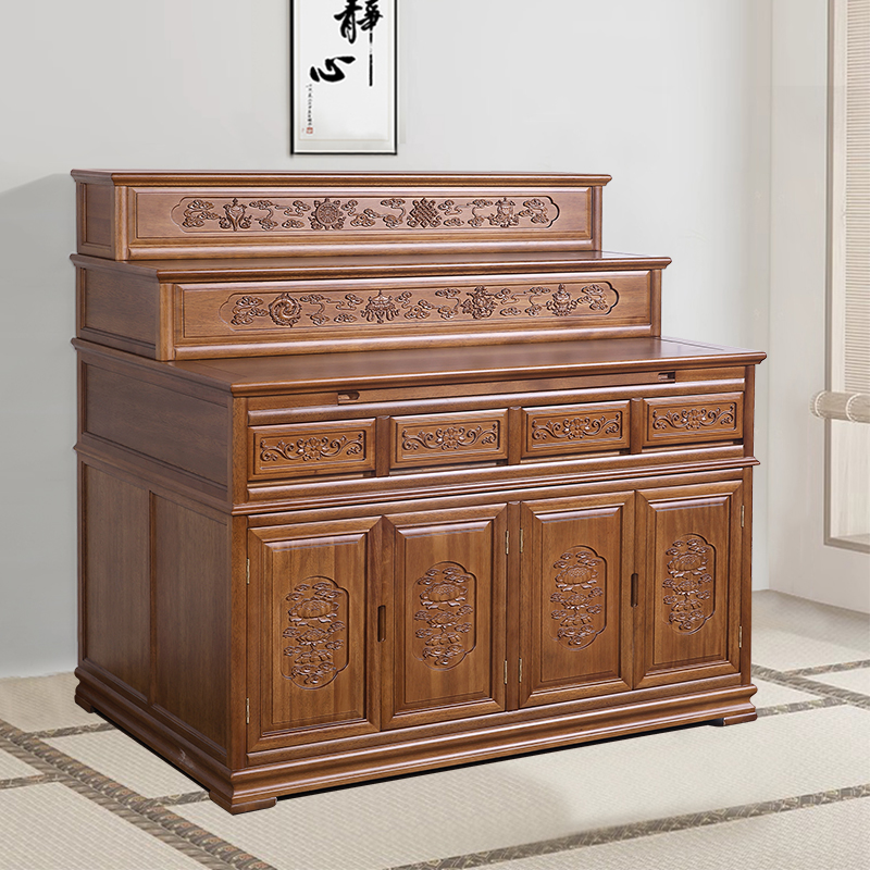 信义达实木三层藏式方桌