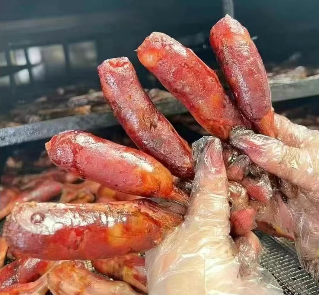 【湘水】湖南农家 柴火烟熏   鸭脚包肉