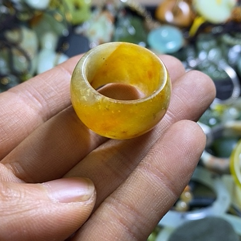 岫玉颈饰未镶嵌20口径