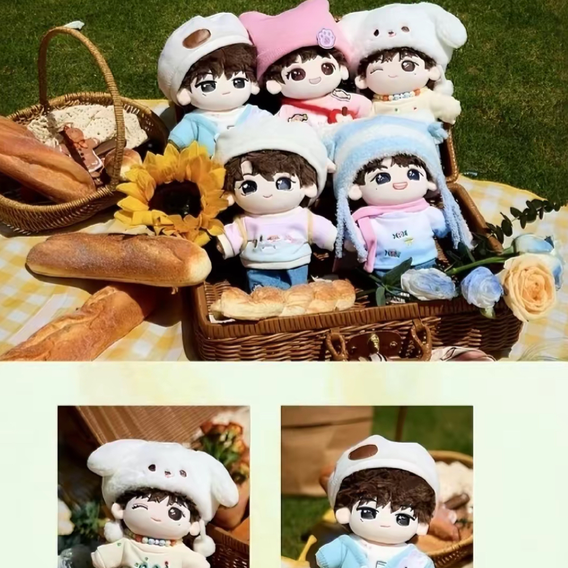 全新未拆封「Lil Baby」系列棉花娃娃全套