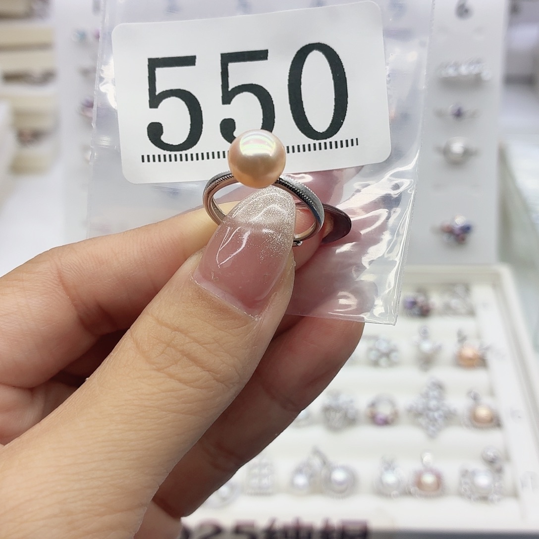 D***I淡水珍珠银S925镶嵌珠宝奇石550