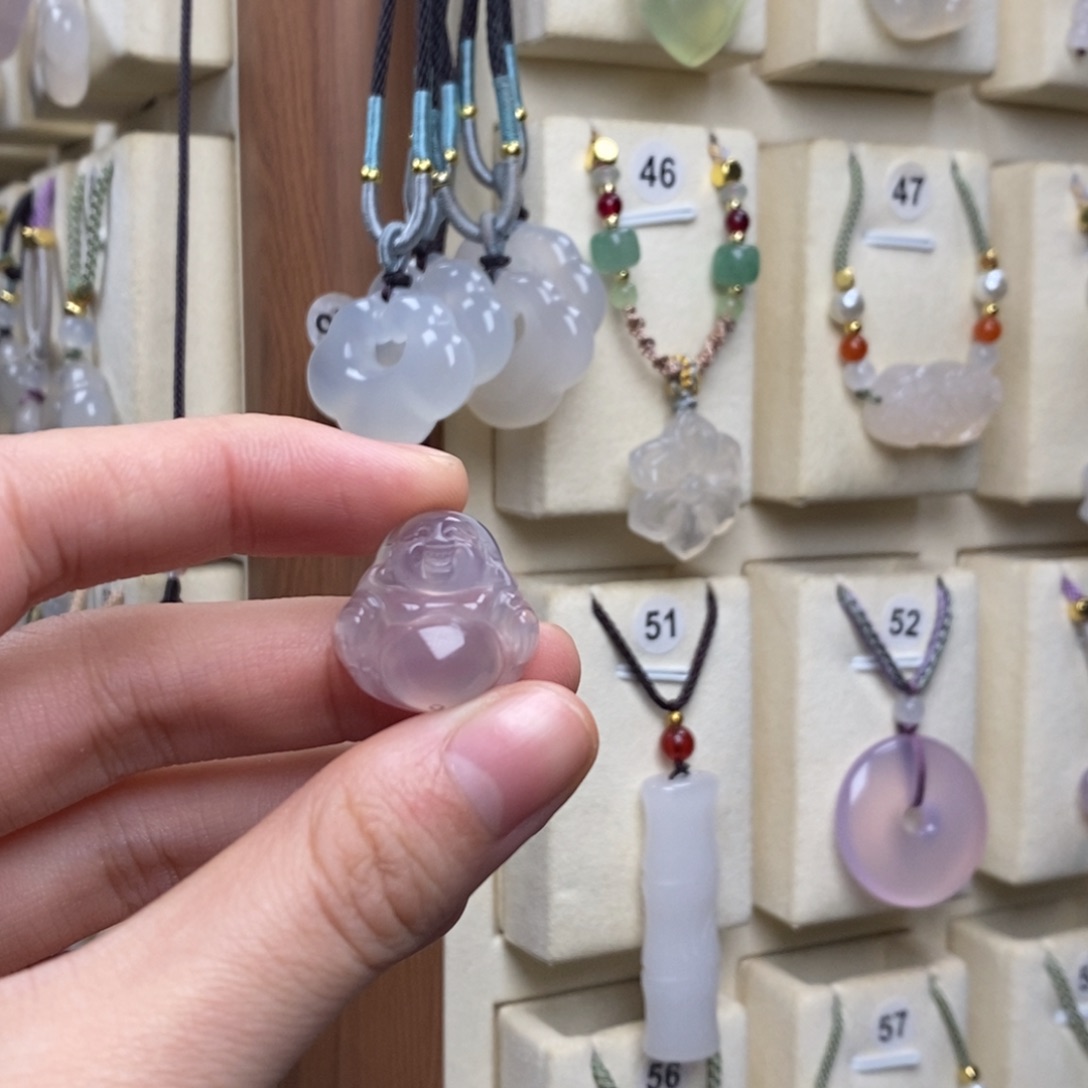 未镶嵌吊坠(赠链)玛瑙/玉髓亓**.