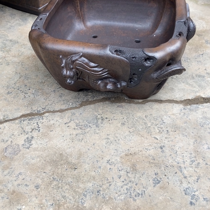 淮***河杨冬益紫砂花盆9999