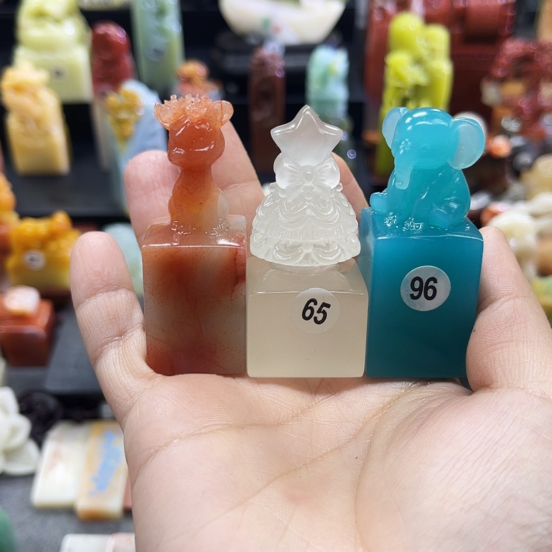 寿山石印石乐*哩96包