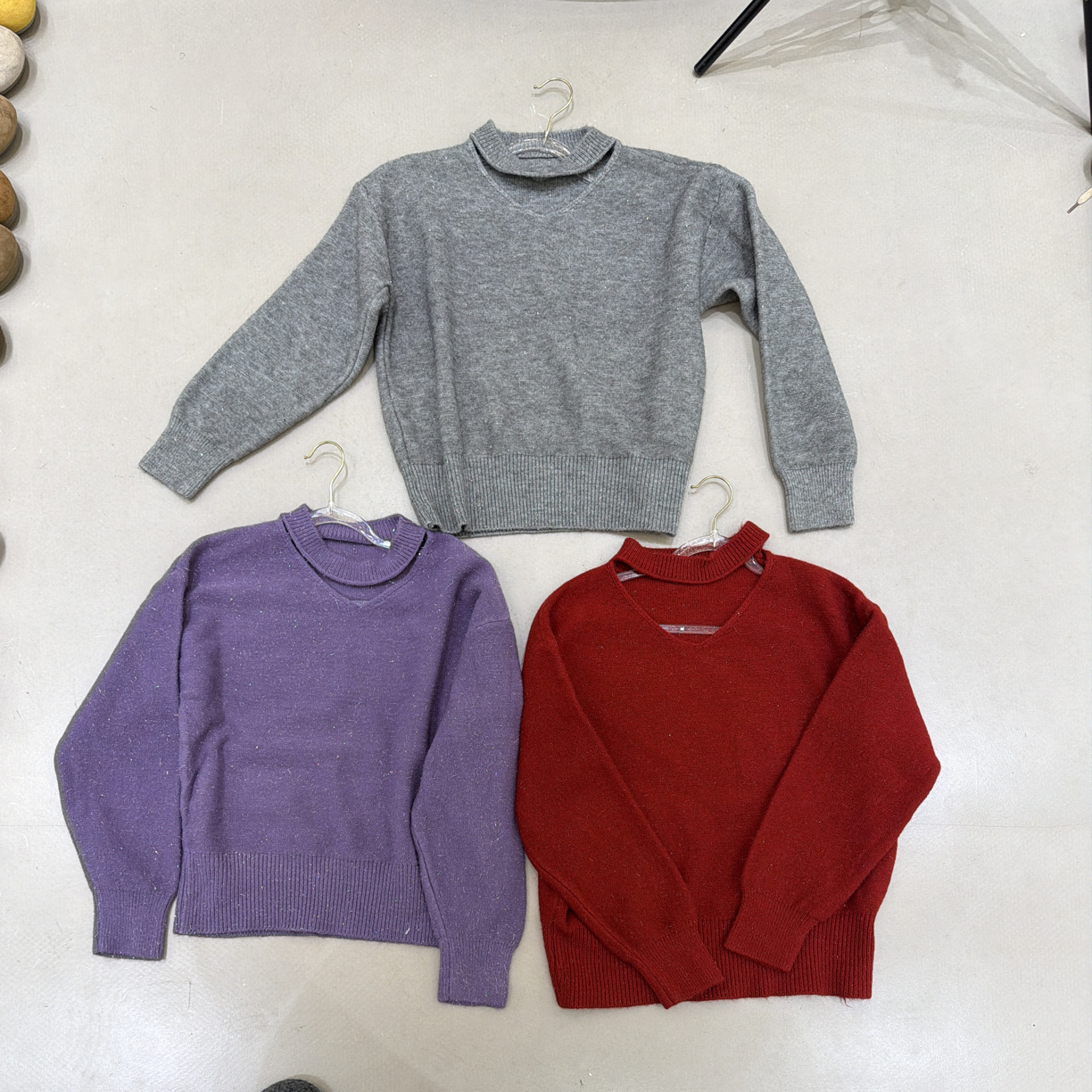 【MIDUO米多】（挂脖闪闪毛衣）女士秋冬针织毛衣上衣