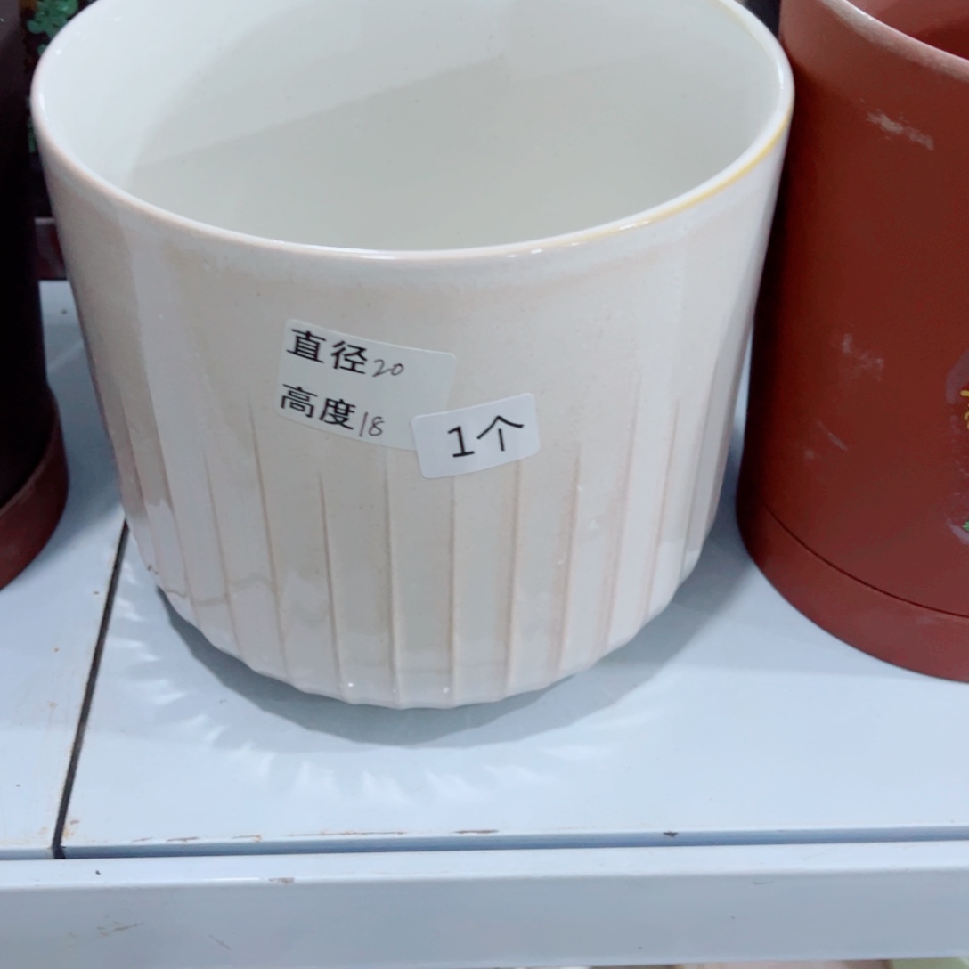 有孔，陶瓷花盆满10米包邮发货