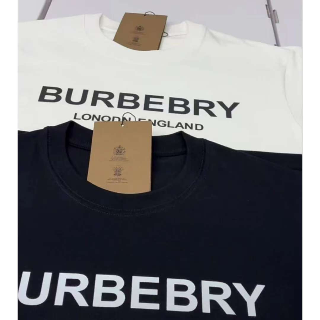 【渠道专供】男女同款纯棉短袖BBL双排字母