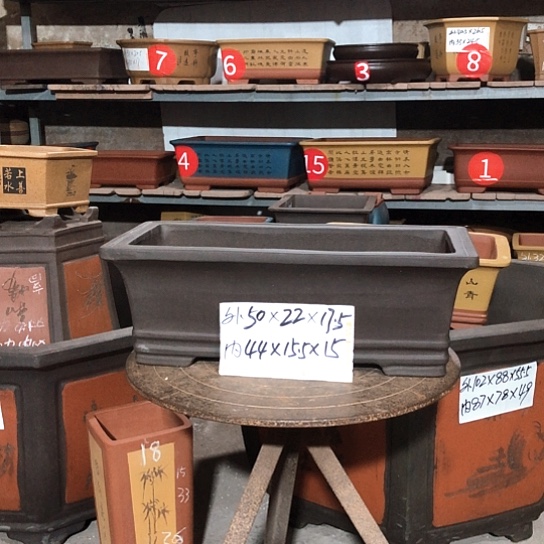 紫砂紫砂花盆包邮