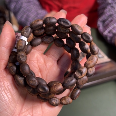 沉香手串红土乌身虫漏沉水8克卡0.8多样性发1条