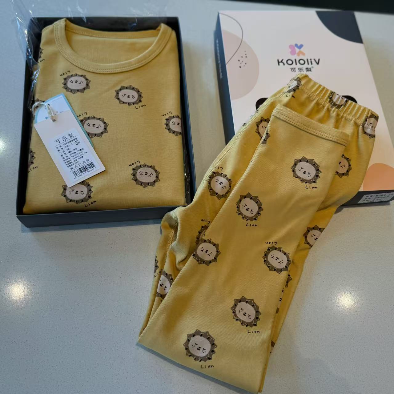 泡妈童装  2024秋季儿童男童女童冬季家居服9001-25