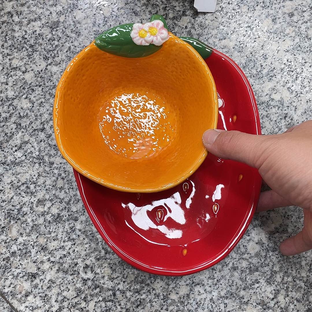 开***朵满25包邮 瑕疵陶瓷不退不换 完美主义者慎拍