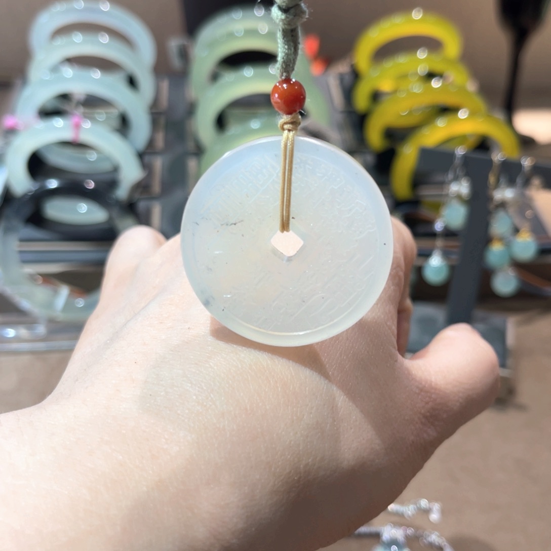 岫玉手镯未镶嵌手镯