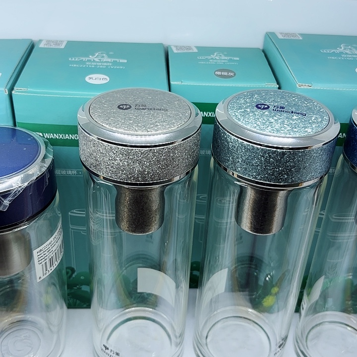 万象品牌单层玻璃杯TU27白钻