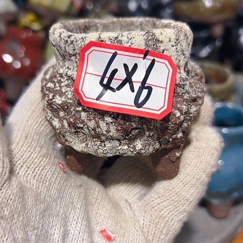 粗陶花盆手工花盆制作