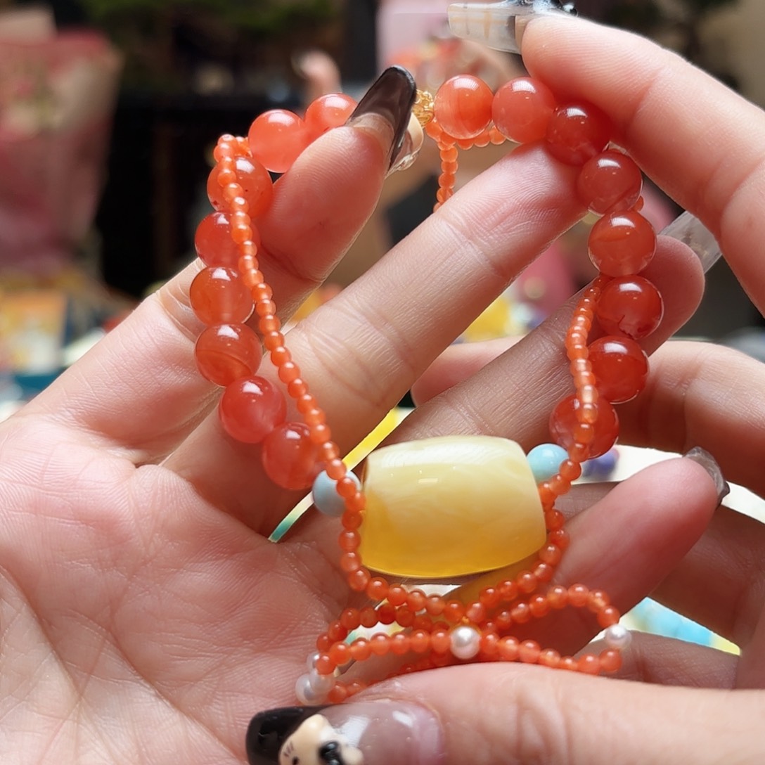 琥珀手链未镶嵌琥珀