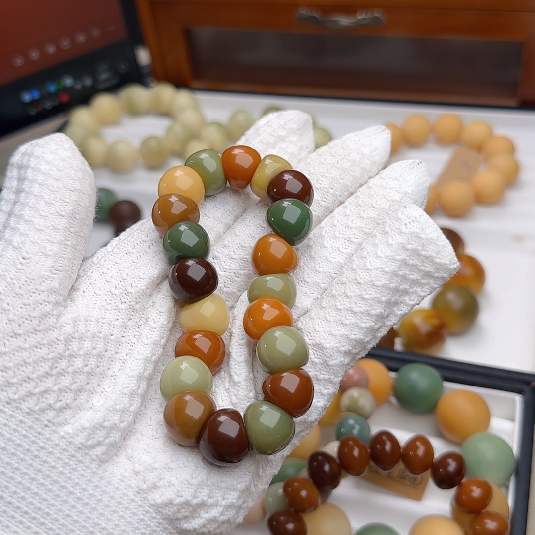 菩提根/象牙果手串卡14蒜瓣大肠